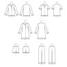 Pyjamas/hjemmesæt Simplicity snitmønster S3045