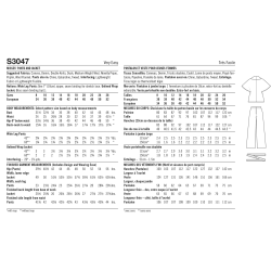 1970èr Kort jakke og bukser Simplicity snitmønster S3047