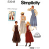 1980èr Forklæde kjole m/store lommer  Simplicity snitmønster S 3048