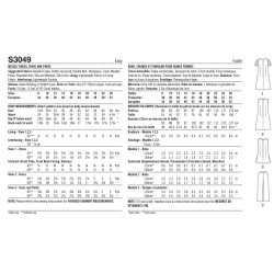 1970èr kjole tunika og bukser Simplicity snitmønster S3049
