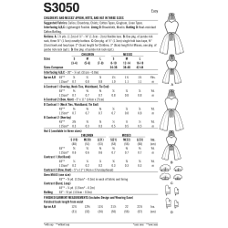 Forklæde til mor og barn Simplicity snitmønster S 3050A