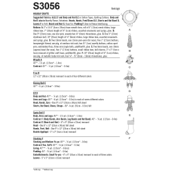 Julesok juletræ julekugle  og nissemand Simplicity snitmønster S 3056 OS