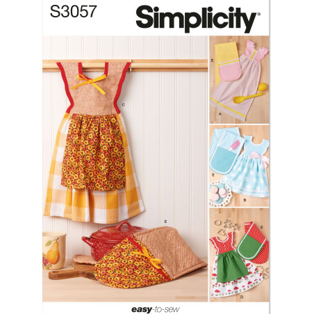 Køkken tilbehør Simplicity snitmønster S 3057 OS