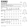 Unisex kostume voksen Simplicity snitmønster S 3062A