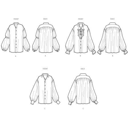 Unisex kostume voksen Simplicity snitmønster S 3062A