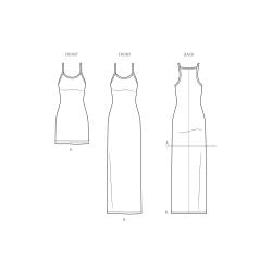 Kjole Mimi g Style Simplicity snitmønster S3064