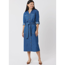 Skjortekjole også plusmode Simplicity snitmønster S3065