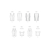 vest med bar ryg Simplicity snitmønster S3067