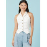 vest med bar ryg Simplicity snitmønster S3067