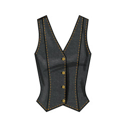 vest med bar ryg Simplicity snitmønster S3067