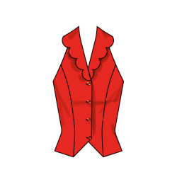 vest med bar ryg Simplicity snitmønster S3067