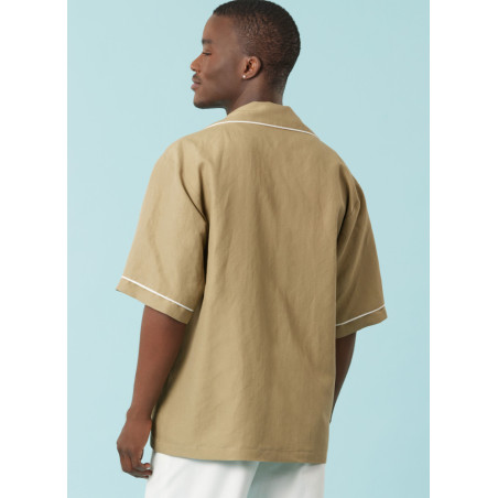 Herre skjorte Simplicity snitmønster S3075
