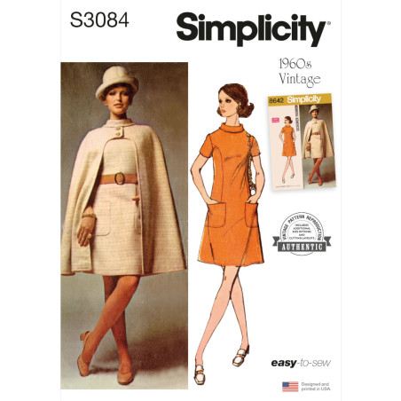 Simplicity snitmønster S3084