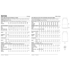 Slå-om nederde Simplicity snitmønster S3104