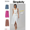 Slå-om nederde Simplicity snitmønster S3104