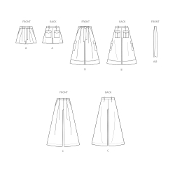 Bukser og shorts Simplicity snitmønster S3106
