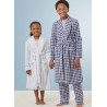 Badekåbe og pyjamasbukser til hele familien Simplicity snitmønster S3109
