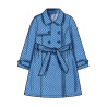 Trench Coat til piger Simplicity snitmønster S3114