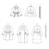 Trench Coat til piger Simplicity snitmønster S3114