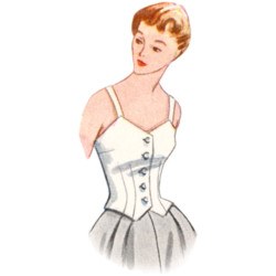 1950ér vintage nederdel top og kort jakke Simplicity snitmønster S3116