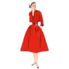 1950ér vintage nederdel top og kort jakke Simplicity snitmønster S3116