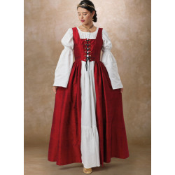 Voksen kostume dame Simplicity snitmønster S3127