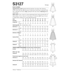 Voksen kostume dame Simplicity snitmønster S3127