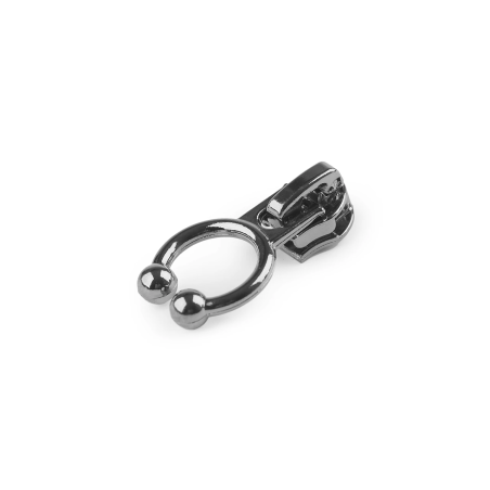 6mm Glider med åben ring til YKK og Regnbue lynlås