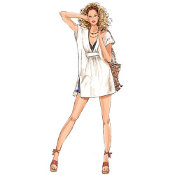 New Look N6795 – Kaftan i to længder (S-XXL)