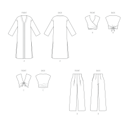 New Look N6796 – Jakke, toppe og bukser (Str. 34-44)