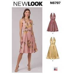New Look N6797 – Kjole i to længder (Str. 34-44)