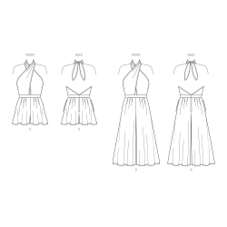 New Look N6798 – Romper og buksedragt (Str. 32-42)