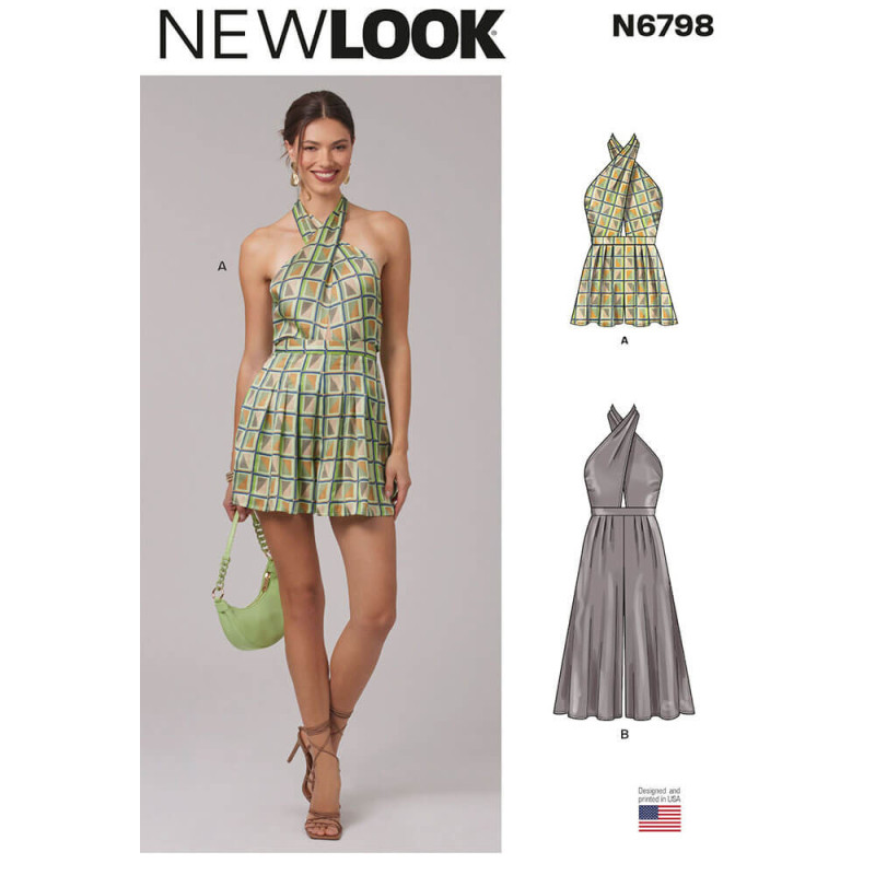 New Look N6798 – Romper og buksedragt (Str. 32-42)