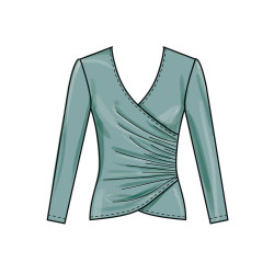 New Look N6804 symønster – Strikkede toppe og nederdele Str. S-XL