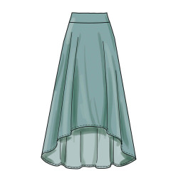 New Look N6804 symønster – Strikkede toppe og nederdele Str. S-XL