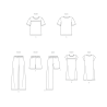 New Look N6805 symønster – Unisex nattøj Str. SX-XL