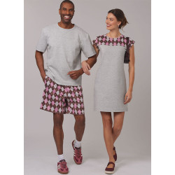 New Look N6805 symønster – Unisex nattøj Str. SX-XL