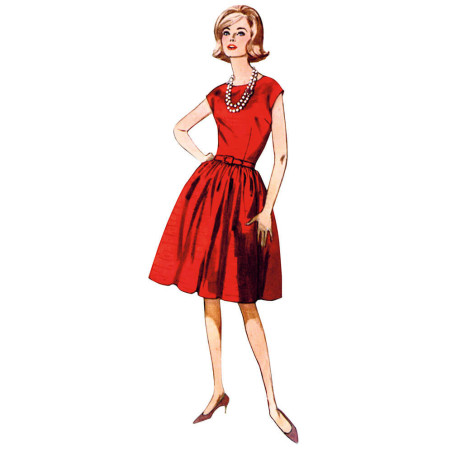 1960ér vintage  Kjole symønster