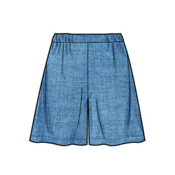 Top lange bukser og shorts pigetøj symønster S3149