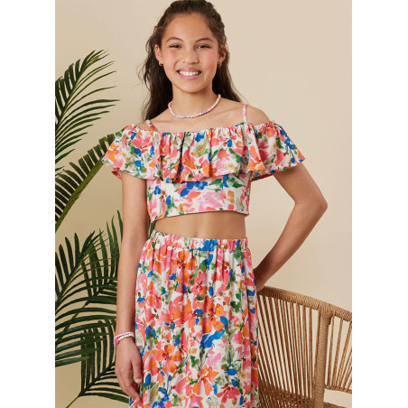 2-delt sæt top og nederdel symønster S3148