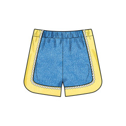 Babytøj skjorte og shorts symønster S3145