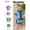 Babytøj skjorte og shorts symønster S3145
