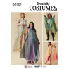 Transparente kapper kostume snitmønster Simplicity S3161