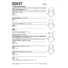 Siddende bamse Simplicity snitmønster S3157 os