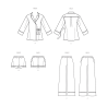 Pyjamas Simplicity snitmønster S3143 A