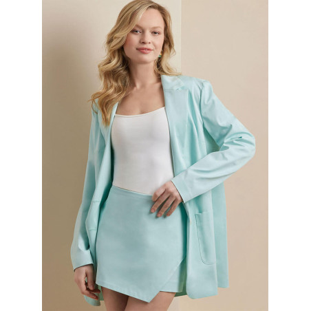 Habitjakke og shorts også plusmode Simplicity snitmønster S3142