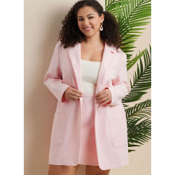 Habitjakke og shorts også plusmode Simplicity snitmønster S3142