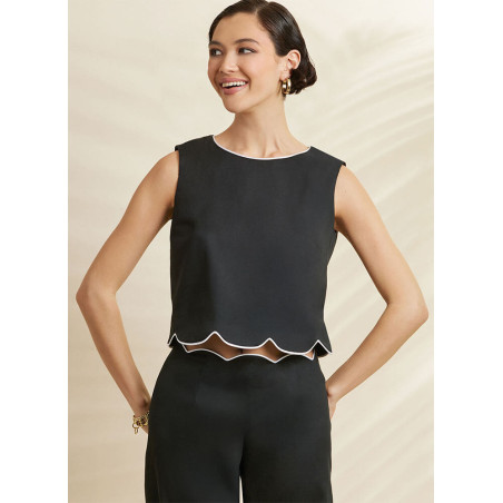 Bluse top og lange bukser Simplicity snitmønster S3141