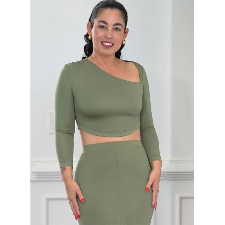 Nederdel og top også plusmode Simplicity snitmønster S3140