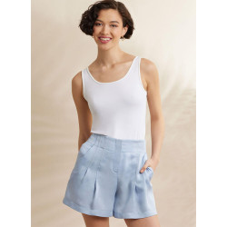 Shorts og  lange bukser med læg Simplicity snitmønster S3137